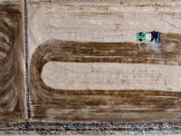 宁夏贺兰：人勤春来早 小麦播种忙
