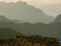 长城晨景
